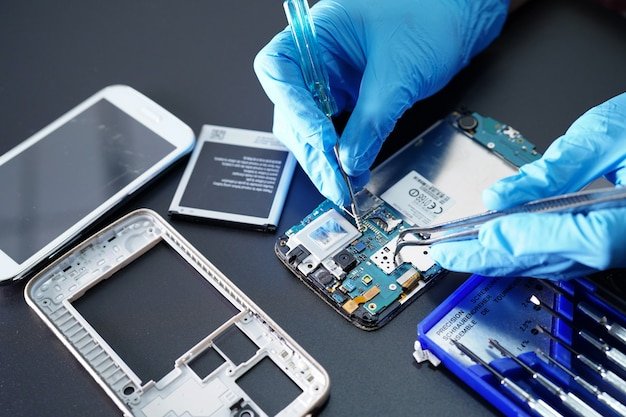 Manutenção de celulares